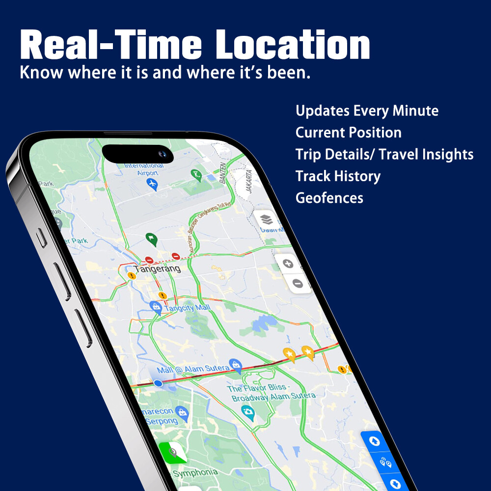 GPS Tracker 4G LTE Tracking Device Magnetic Intelligent Alarm IOS & Android Apps