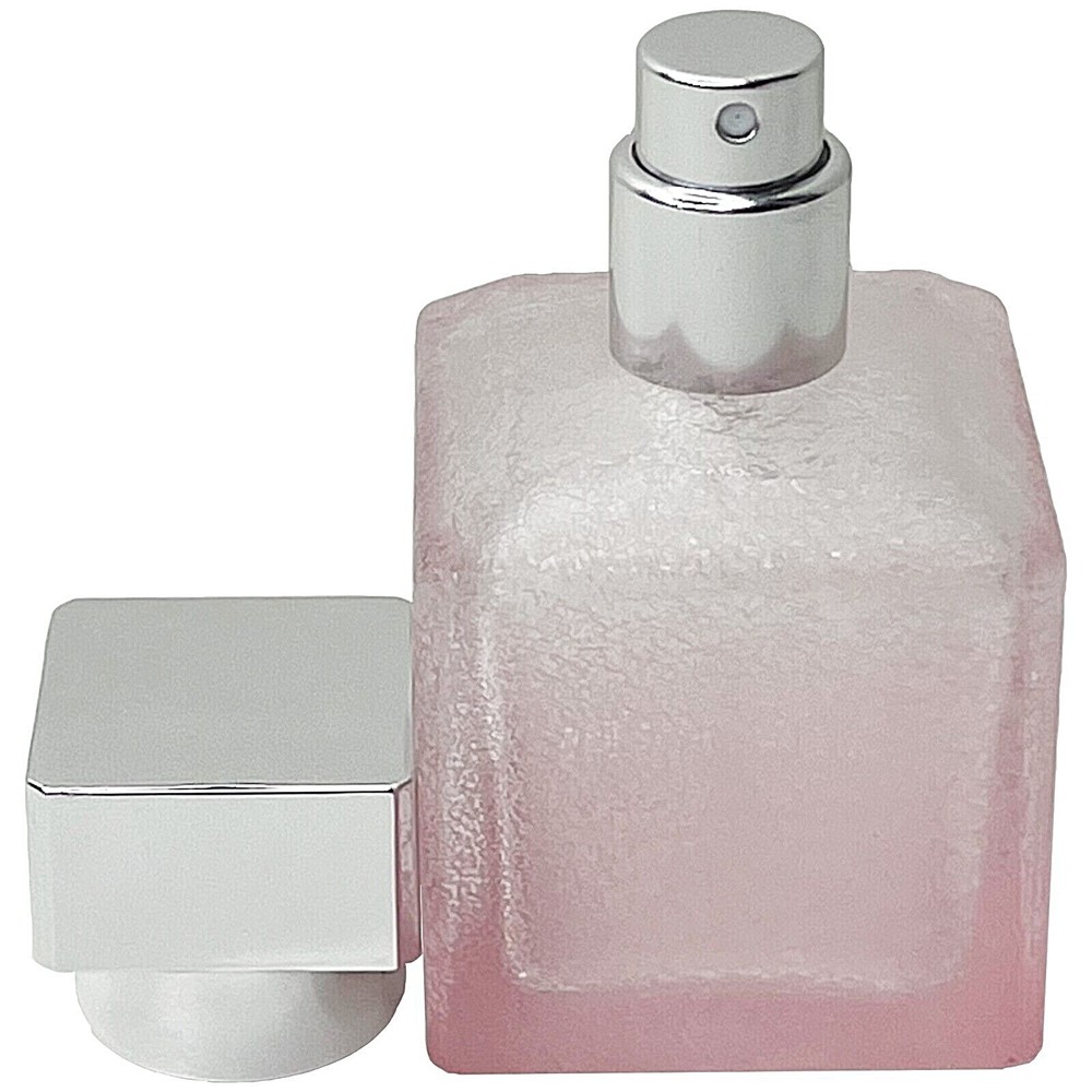 50ml 1.7oz 6 colors gradient cube textured glass perfume spray bottles