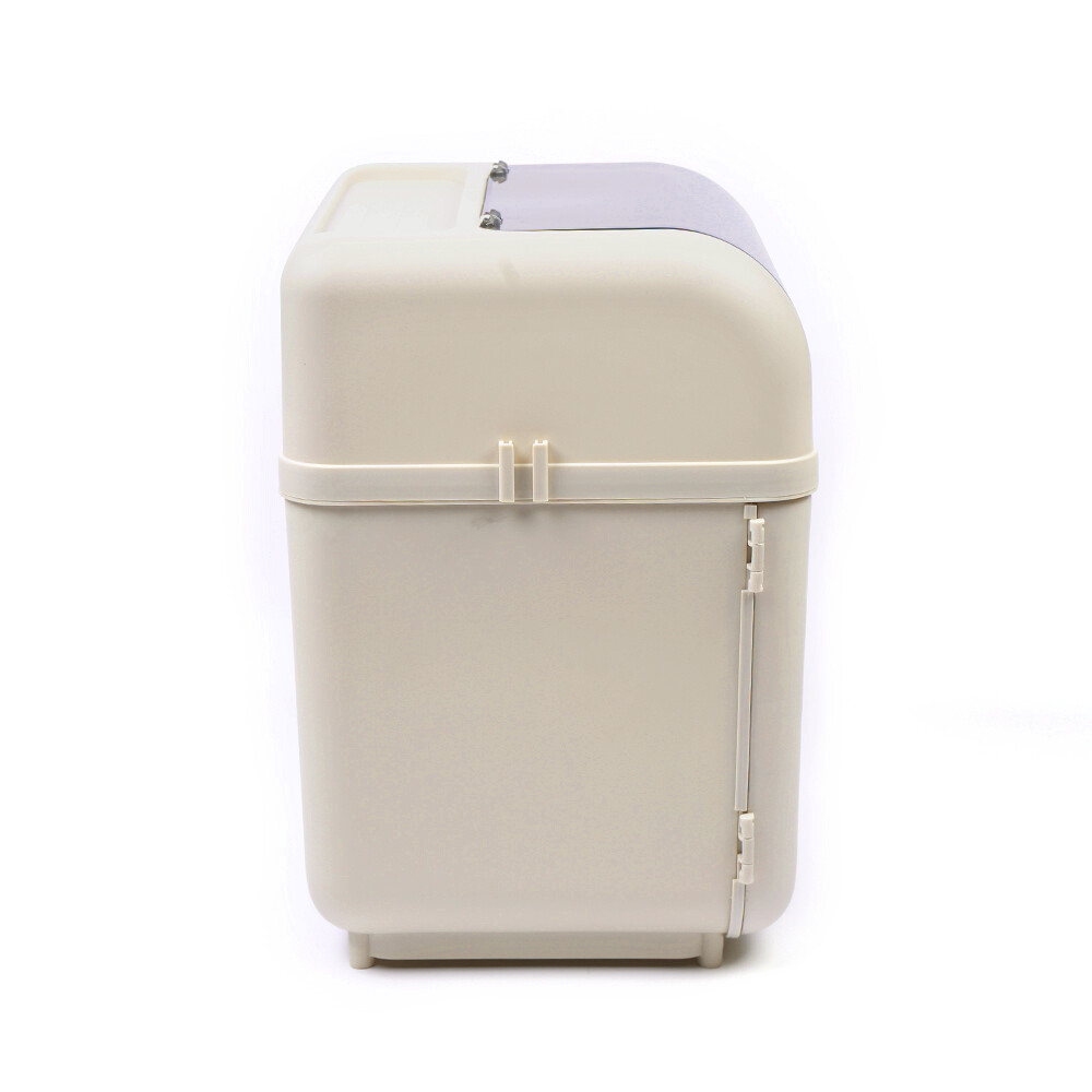 Kitchen Tableware 2-Tier Storage Box Cupboard Covered Dustproof Rack Dish Holder