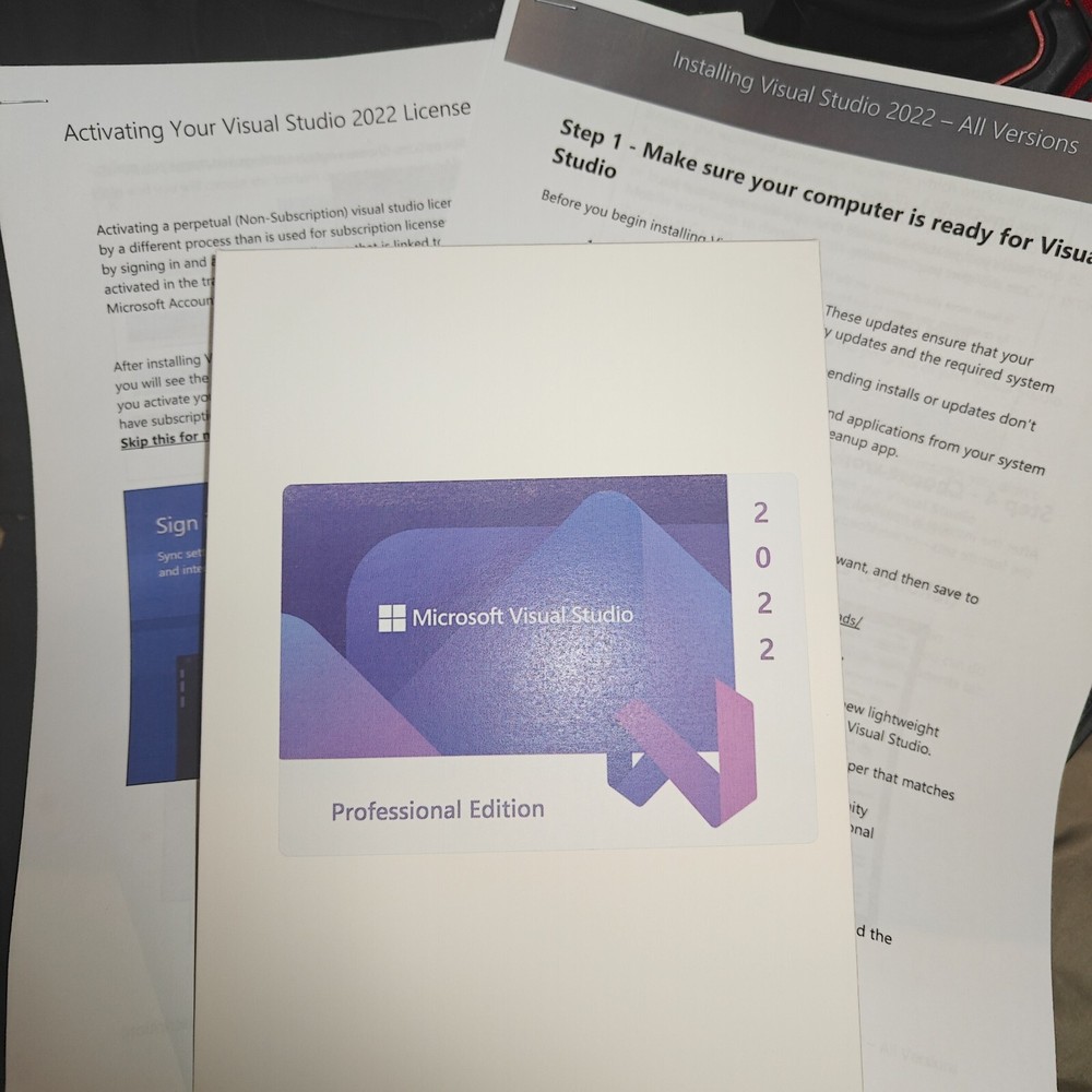 Visual Studio Professional 2022 - License Single Device (Lifetime) NS