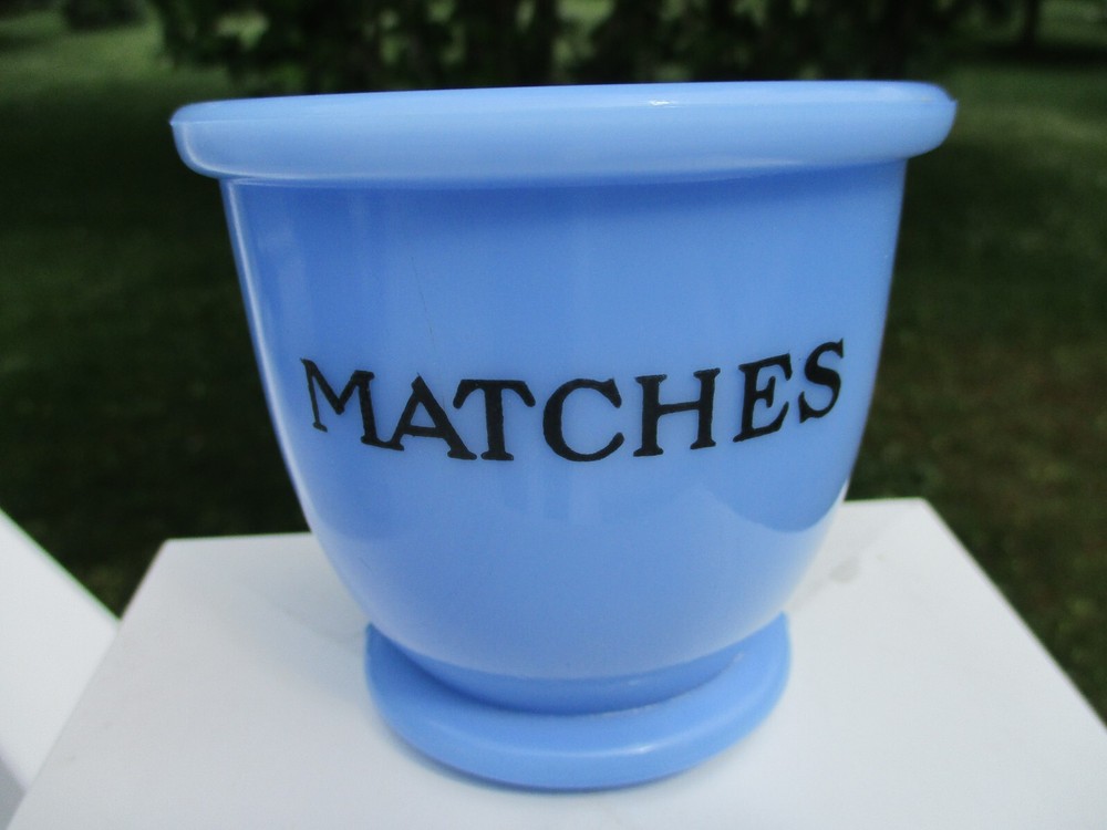 JEANNETTE DELPHITE BLUE MATCHES HOLDER