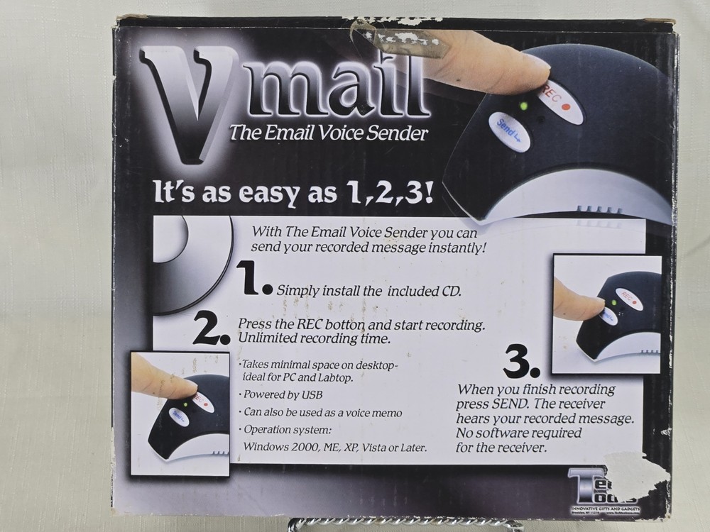 V mail The E-mail Voice Sender Stop Typing Start Talking Tech Tools