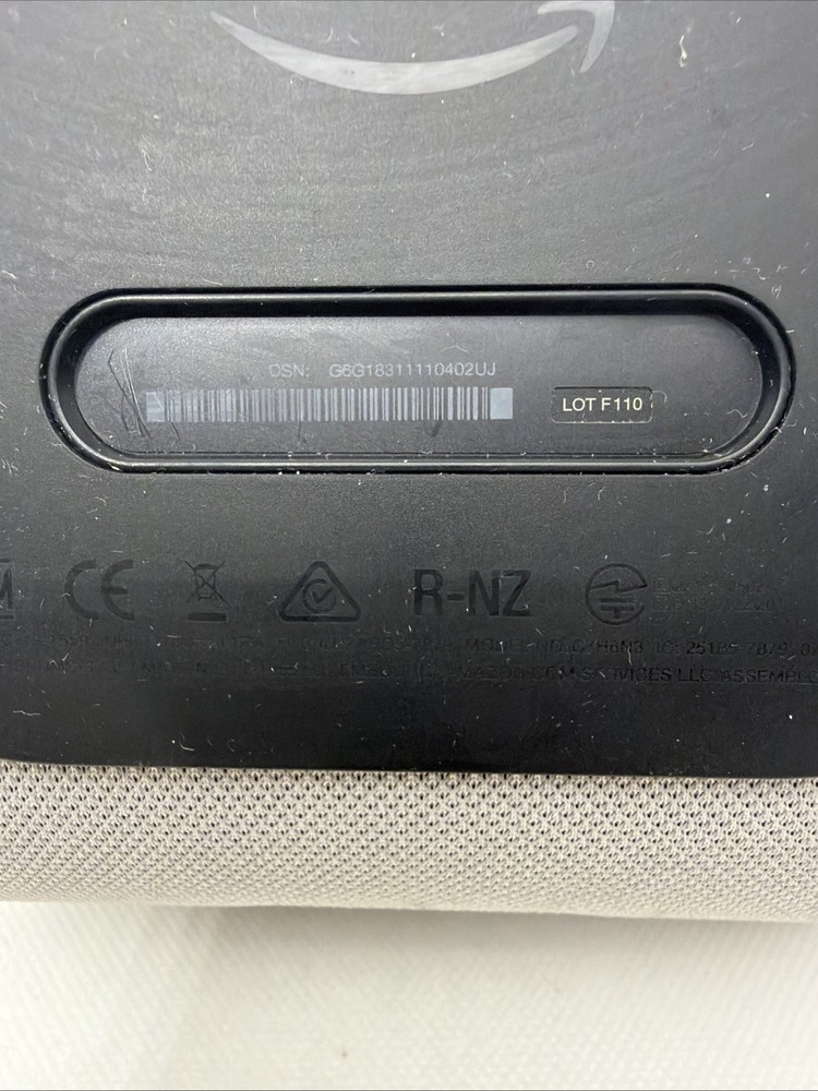 Amazon Echo Show 8 C7H6N3 Smart Speaker Black 8" Touch Display - Working