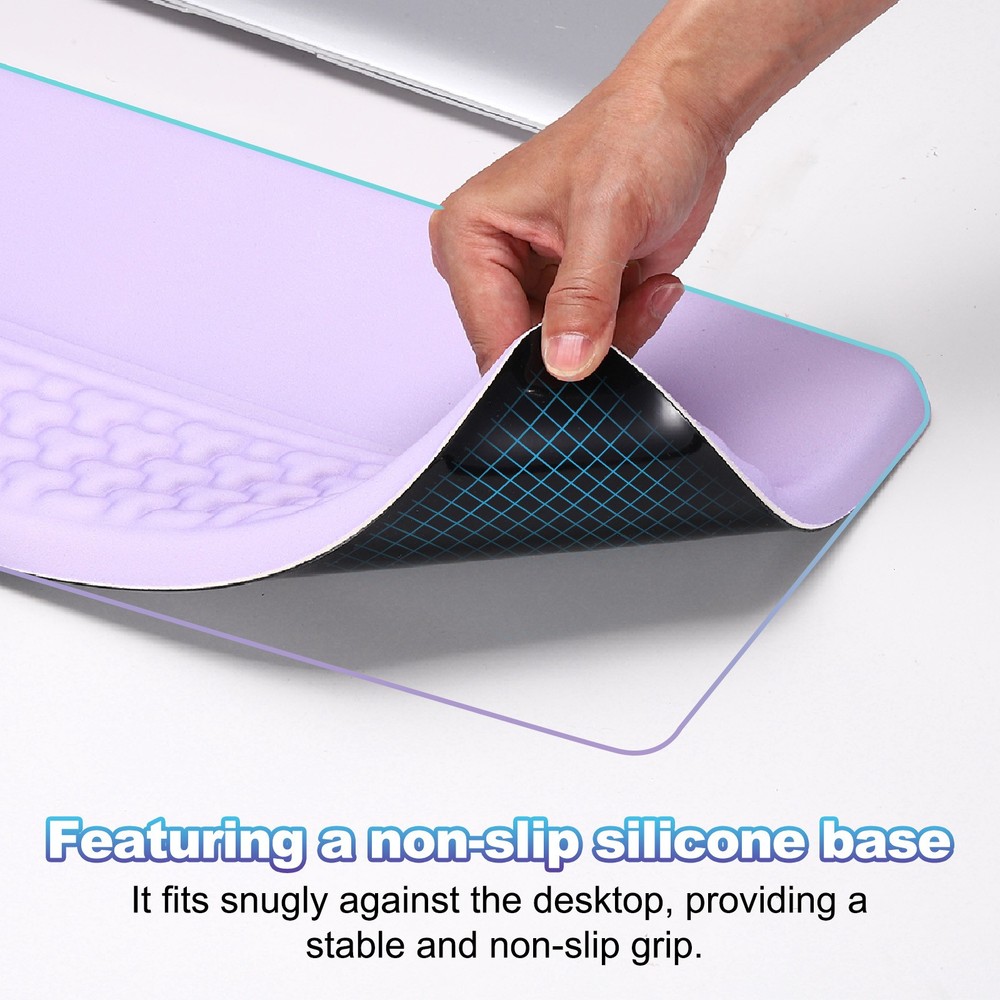 Computer Keyboard Stand with Wrist Rest, Computer Wrist Support, Blue