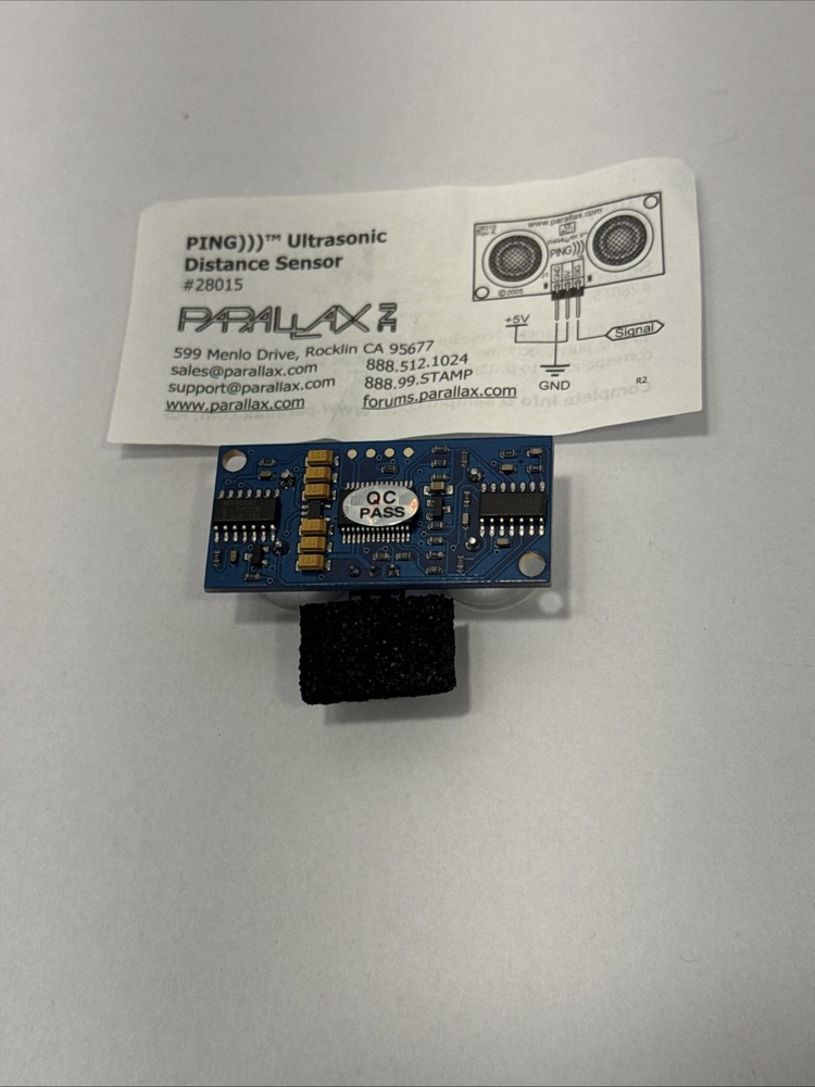 Parallax ultrasonic rangefinder