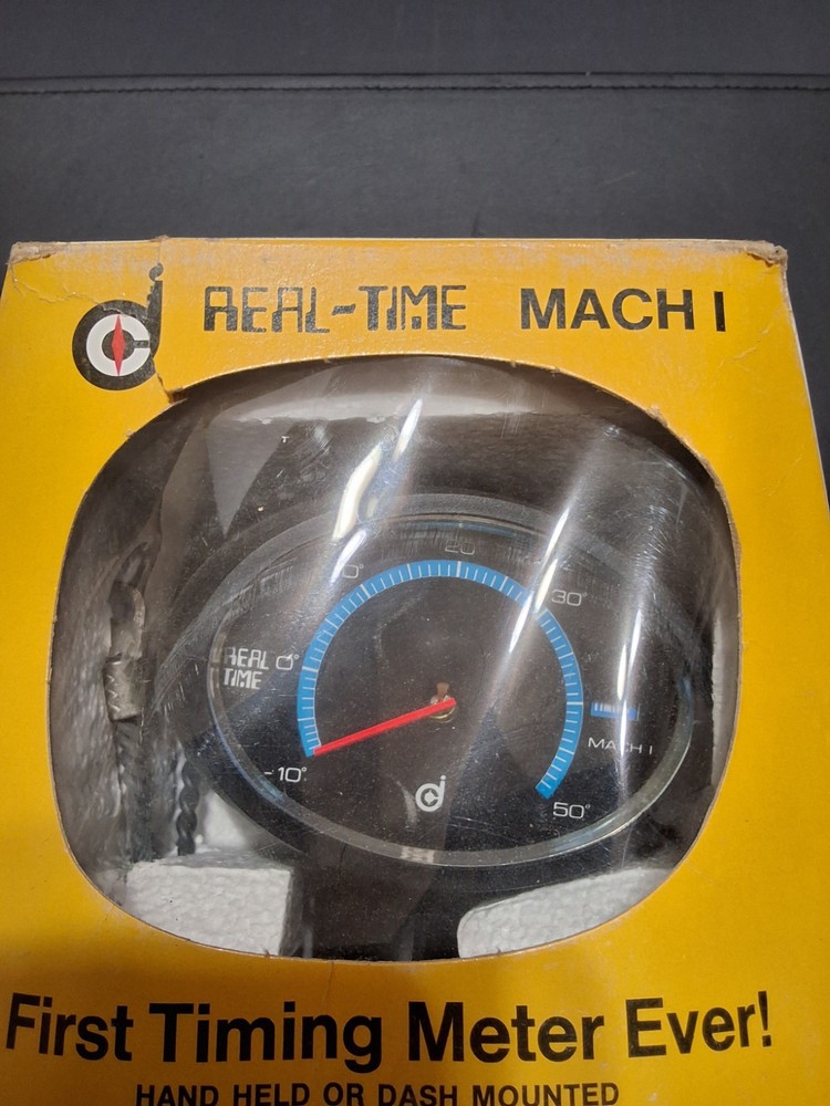 Real-Time MACH 1 Engine Timing Meter - Car Boat Motorcycle - NOS
