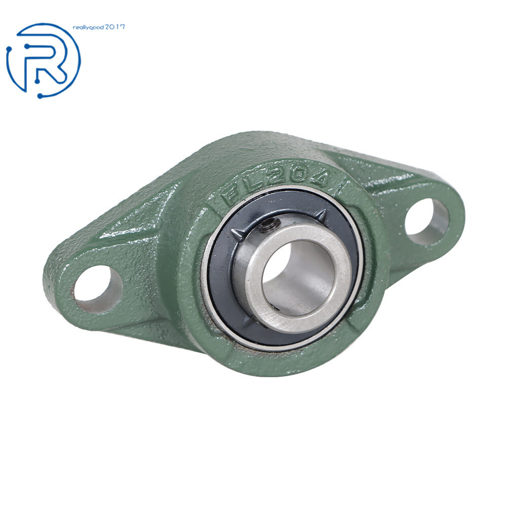 4 Pack 3/4" Bore UCFL204-12 2 Bolt Solid Pillow Block Flange Mounted Bearing
