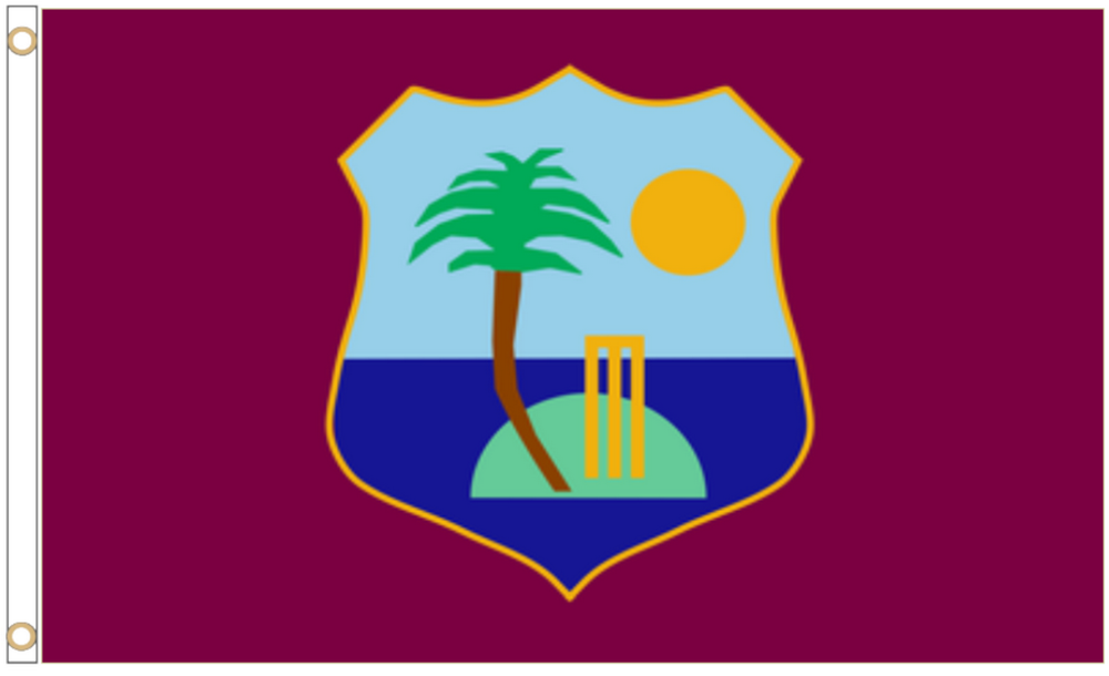 West Indies Cricket Polyester Flag - Choice of Sizes
