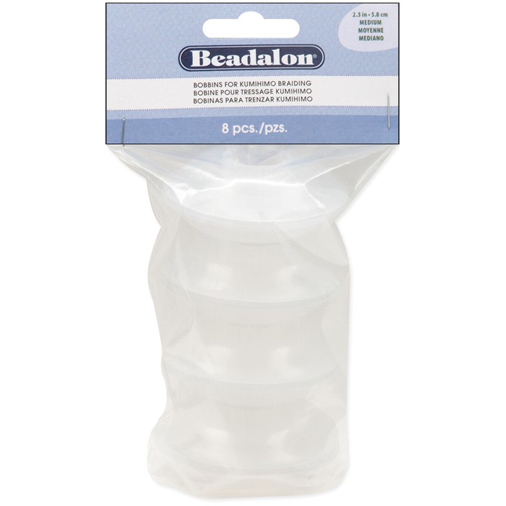 Beadalon Kumihimo Bobbins 8/Pkg-2.5" - 3 Pack