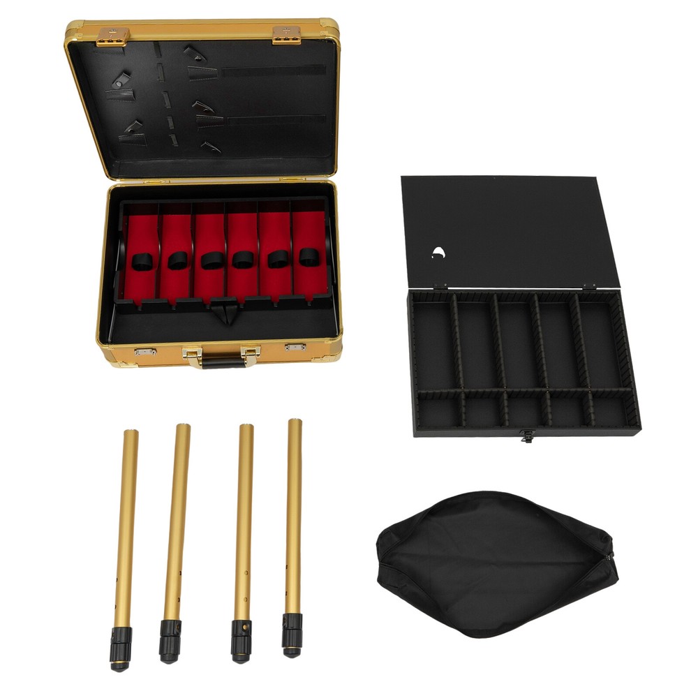 Barber Case Mobile Barber Station Professional Barber Toolbox Adjustable Height