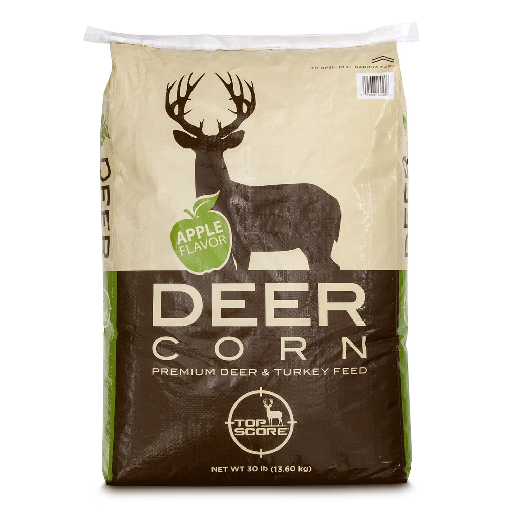 (3 Pack) Top Score Apple Deer Corn 30Lb