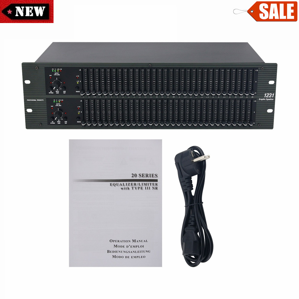 DBX 1231 Audio Equalizer Dual IC Chip Control Solid Core Pure Copper Transformer