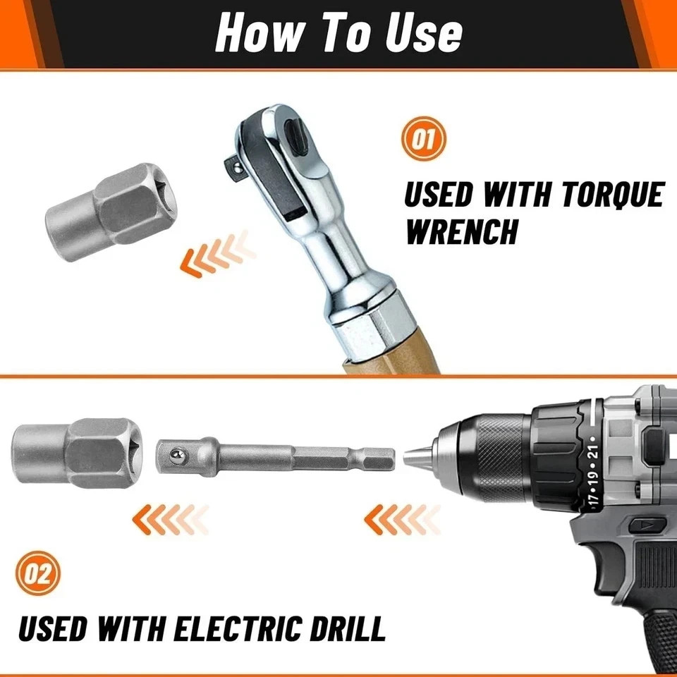 Bolt Extractor Set 14-Piece Stripped Bolt Extractor Socket Set with Storage Case