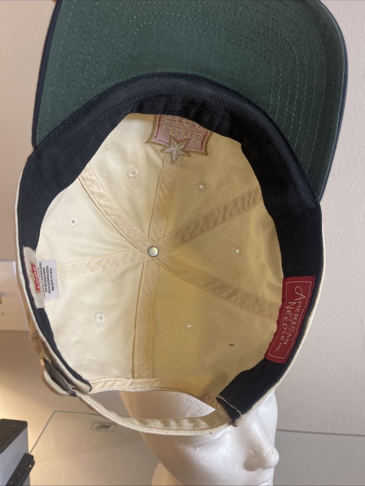 Lone Star Black And White Adjustable Strapback Hat White
