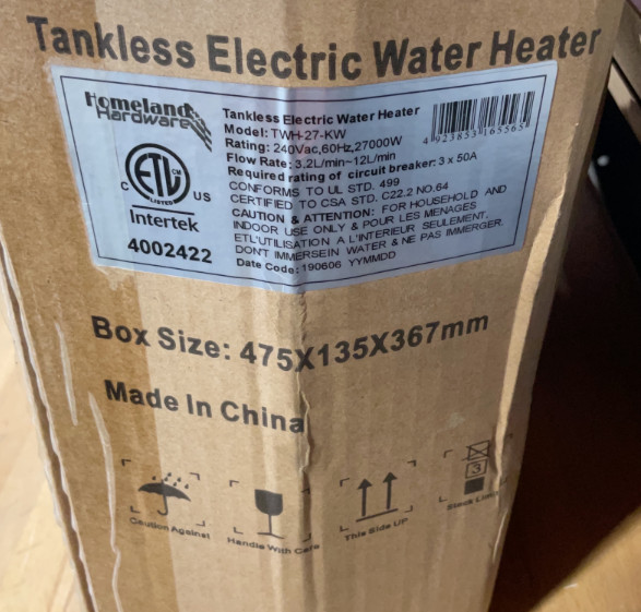 27KW Electric Hot Tankless Water Heater Shower Instant Boiler Bathroom