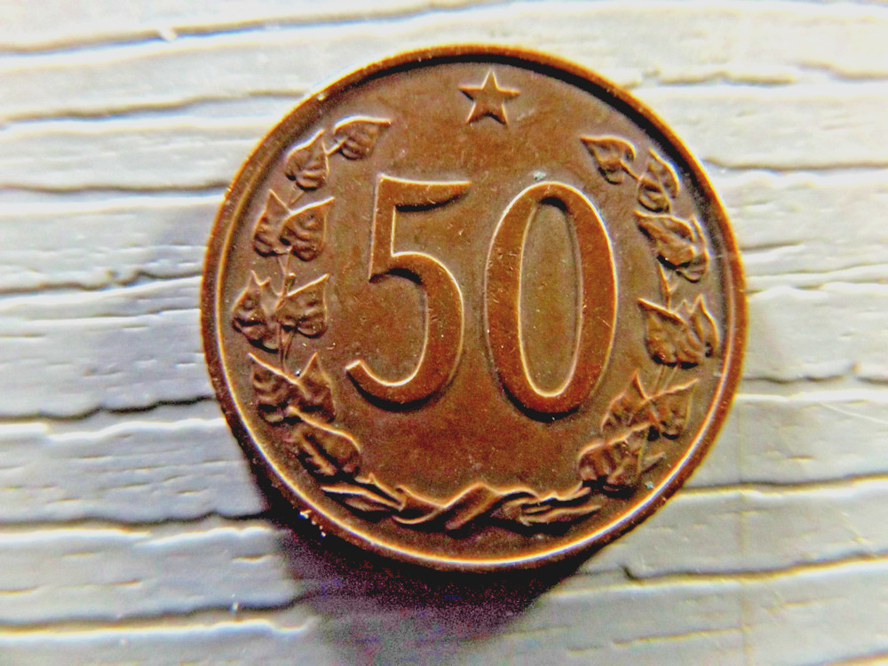 CZECHOSLOVAKIA 1964 50 Haleru