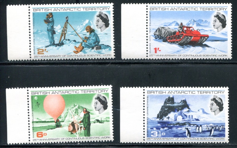 BRITISH ANTARCTIC TERRITORY - #20 - 23 - MINT NH - VF