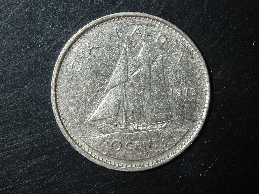 CANADA  1973  10  CENTS COIN  #3