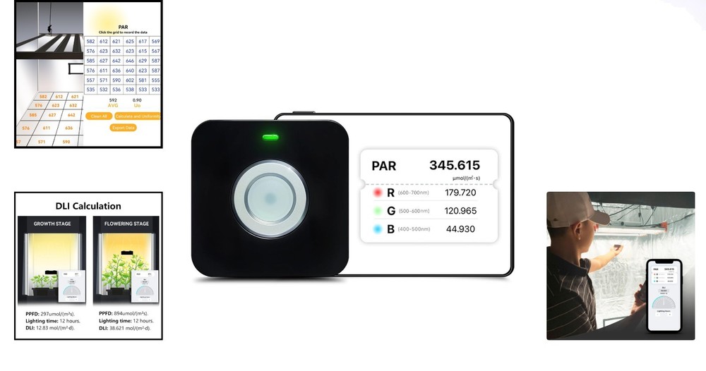 Quantum PAR Meter: Light Spectrum, Record Data & Maximize Plant Efficiency
