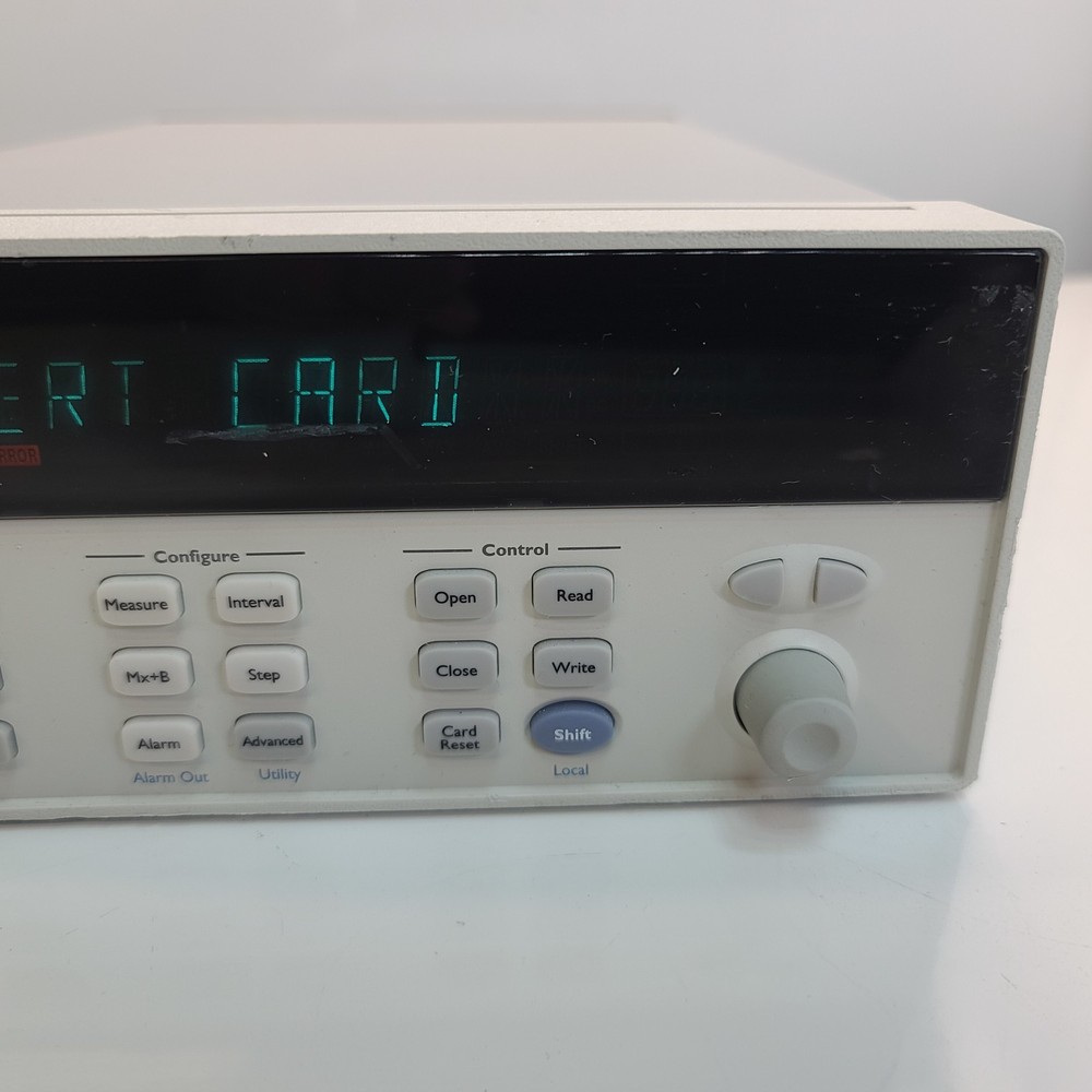 Agilent 34970A Data Acquisition Switch Unit Mainframe Only, No Modules