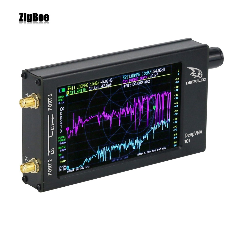 DeepVNA Vector Network Analyzer NanoVNA Analyzer Shortwave SWR Meter VHF UHF HF