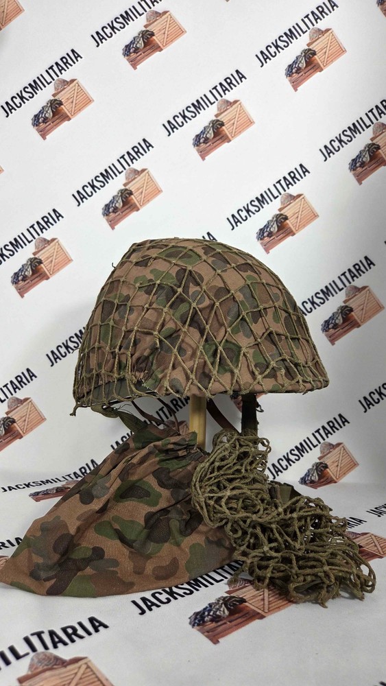 Austrian Pea-Dot & Splinter Reversible Helmet Cover & Net