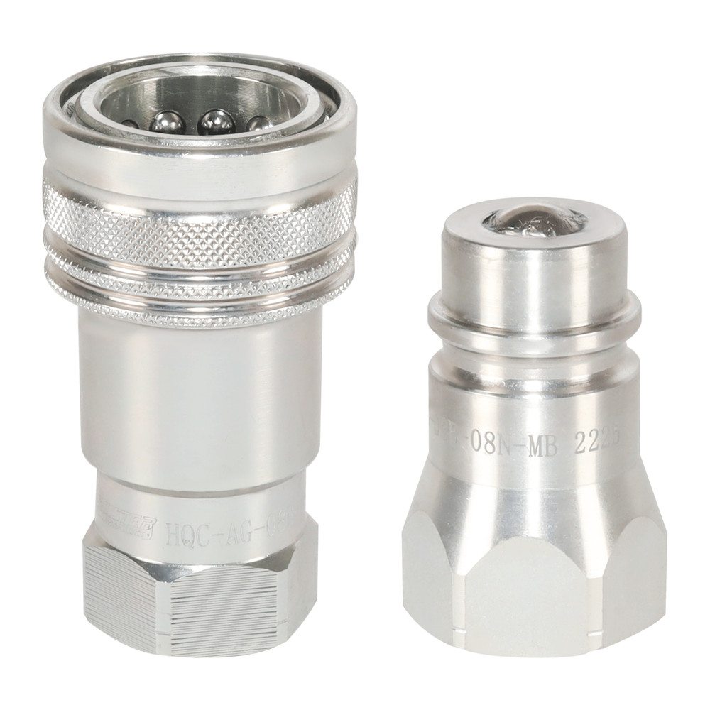 1/2″ AG Hydraulic Quick Couplers Set - 1/2″ NPT Thread