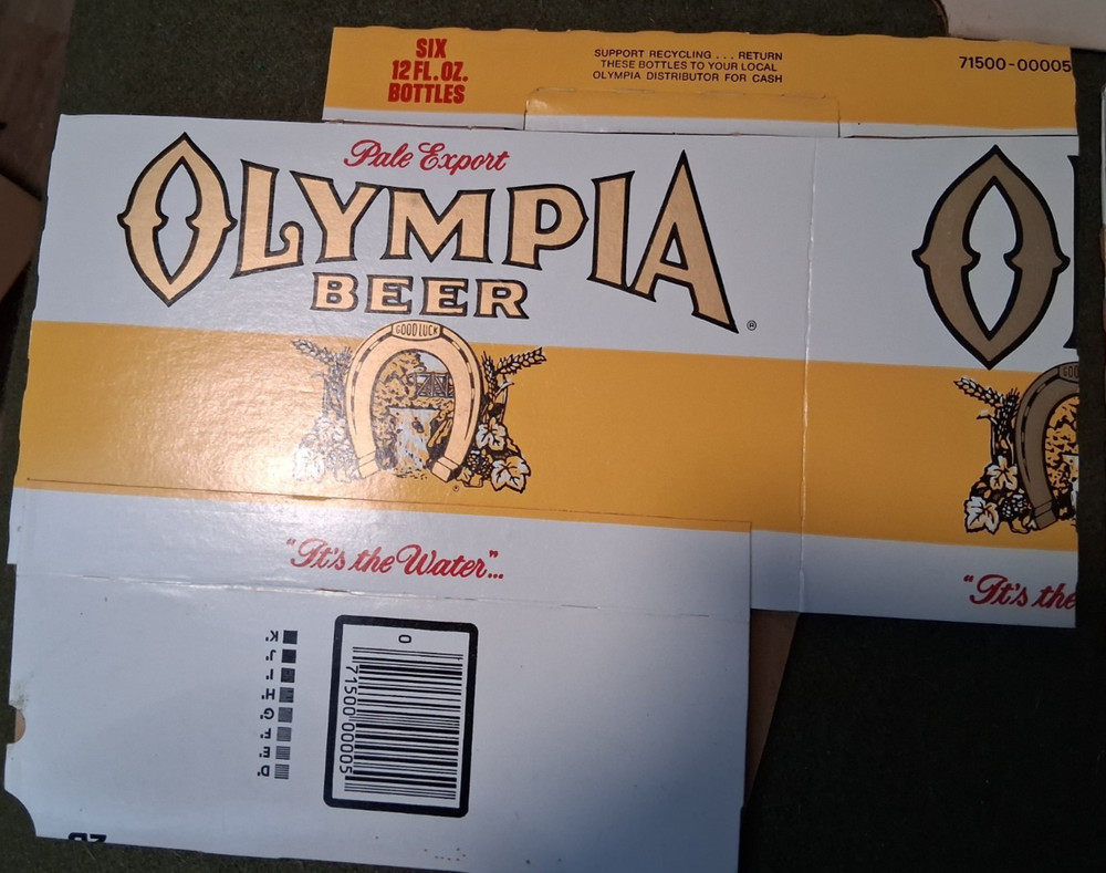 5 cardboard Beer six pack holders