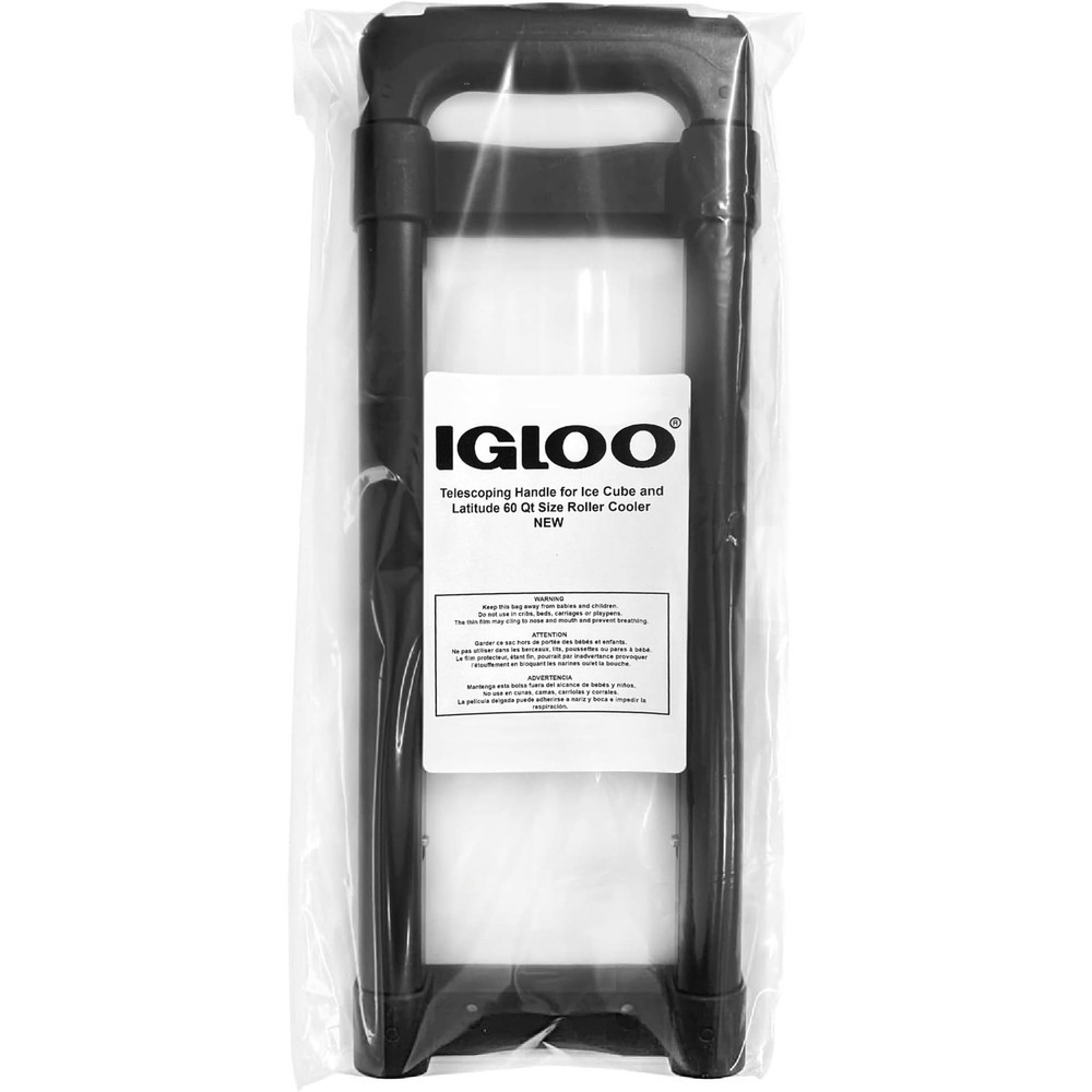 Igloo Replacement Telescoping Handle for Ice Cube and 16 inches x 6", Black