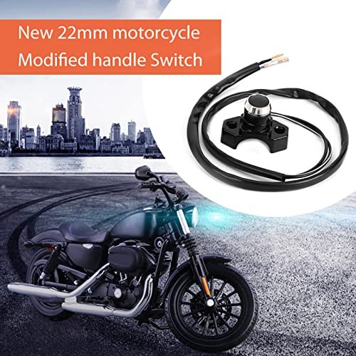 Motorcycle Handlebar Engine Start Stop Button Switch Universal for Most