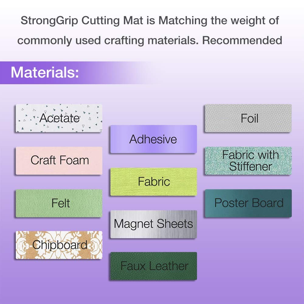 12x12 Cutting Mat with Cricut Maker 3/Maker 4/Maker/Explore 3/4/2//(4 Mats) V...