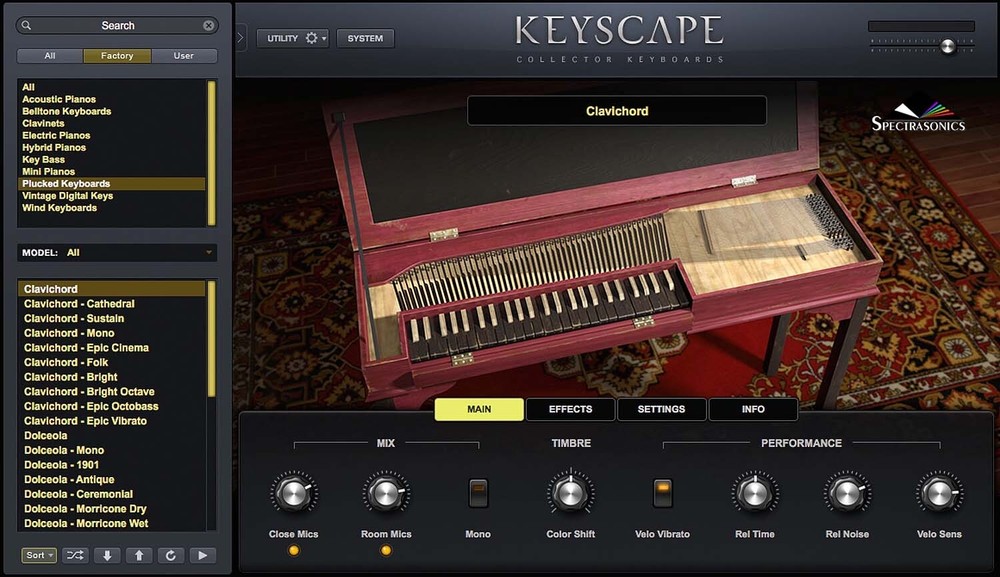 Spectrasonics Keyscape Virtual Instrument