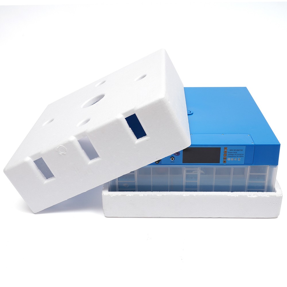 64 Eggs Incubator Temperature Control Automatic Digital Chicken Egg Hatcher New