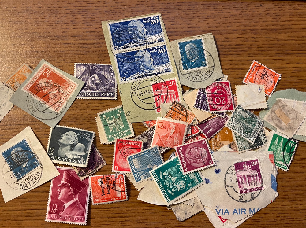 SELECTION GERMAN STAMPS DEUTSCHES REICH c1940's