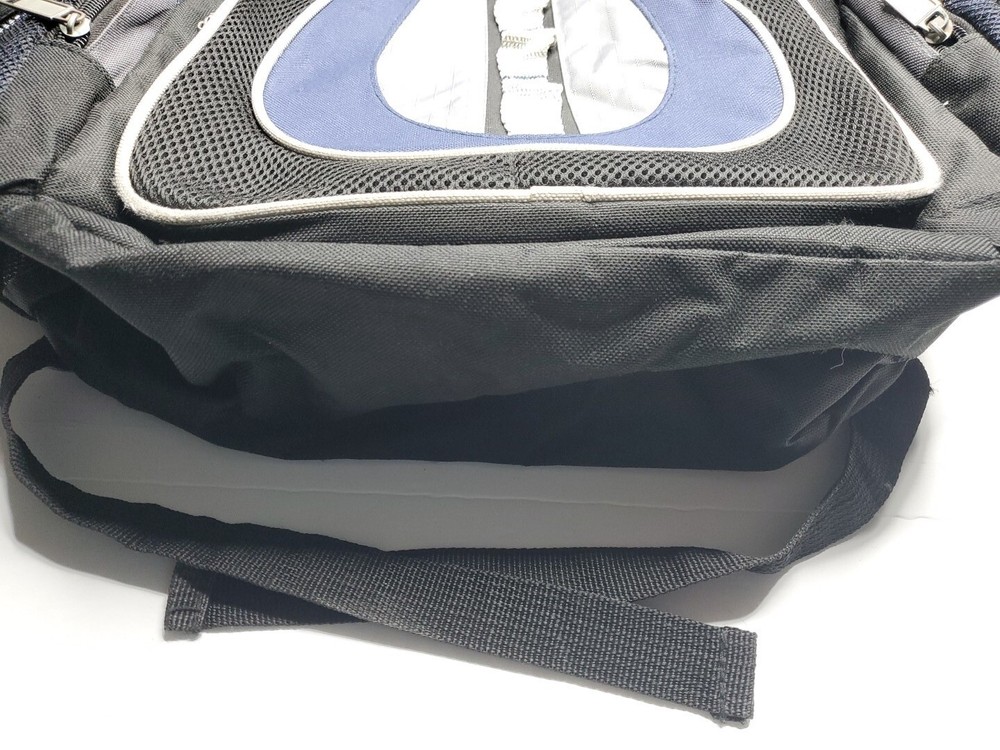 AdventuRidge Backpack Blue Pockets Slots Study School Work Standard Size