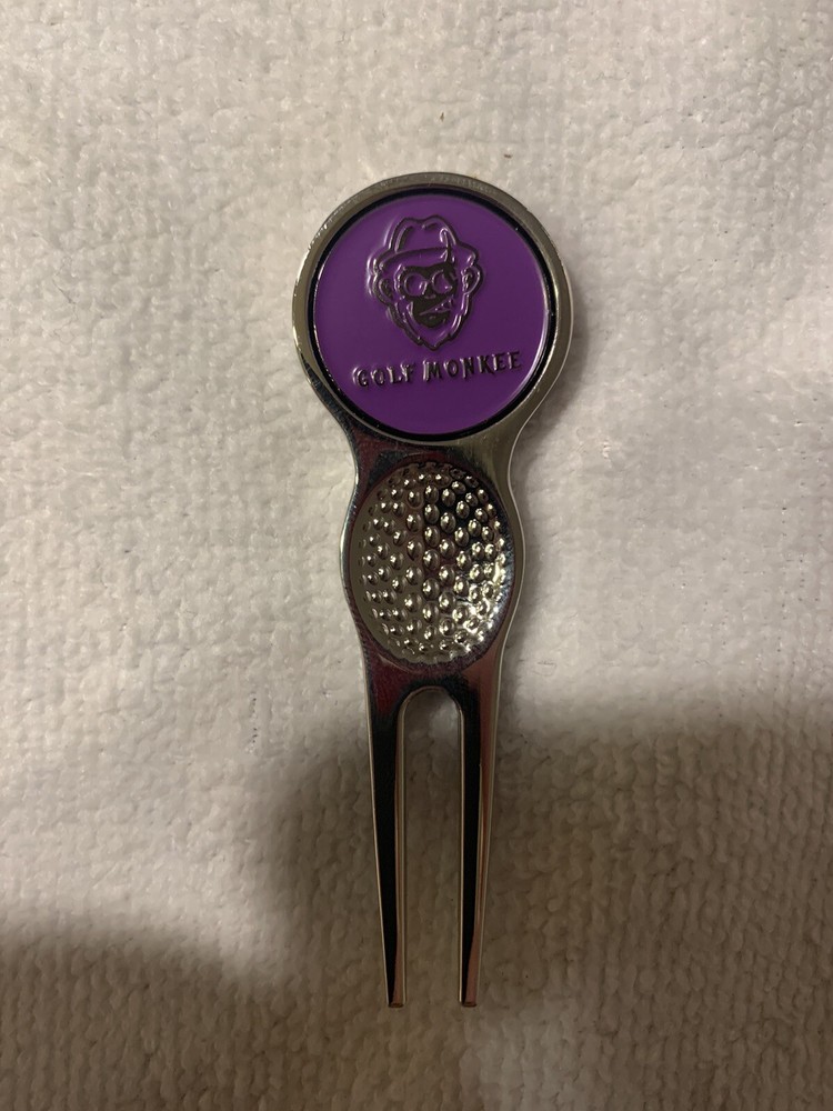 Divot Tool, Golf Monkee  Golf Ball Marker And Divot Tool