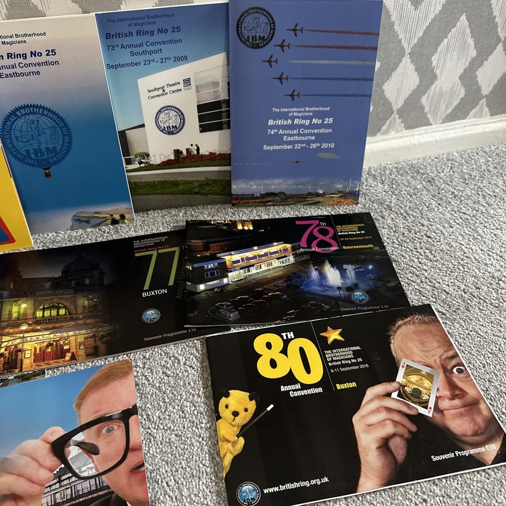 12x IBM magic Convention 2004-2016 Programs