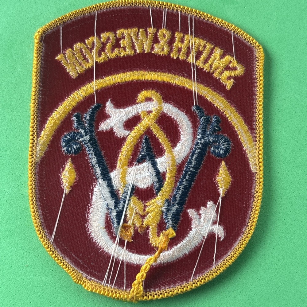 SMITH & WESSON EMBROIDERED PATCH iron on new