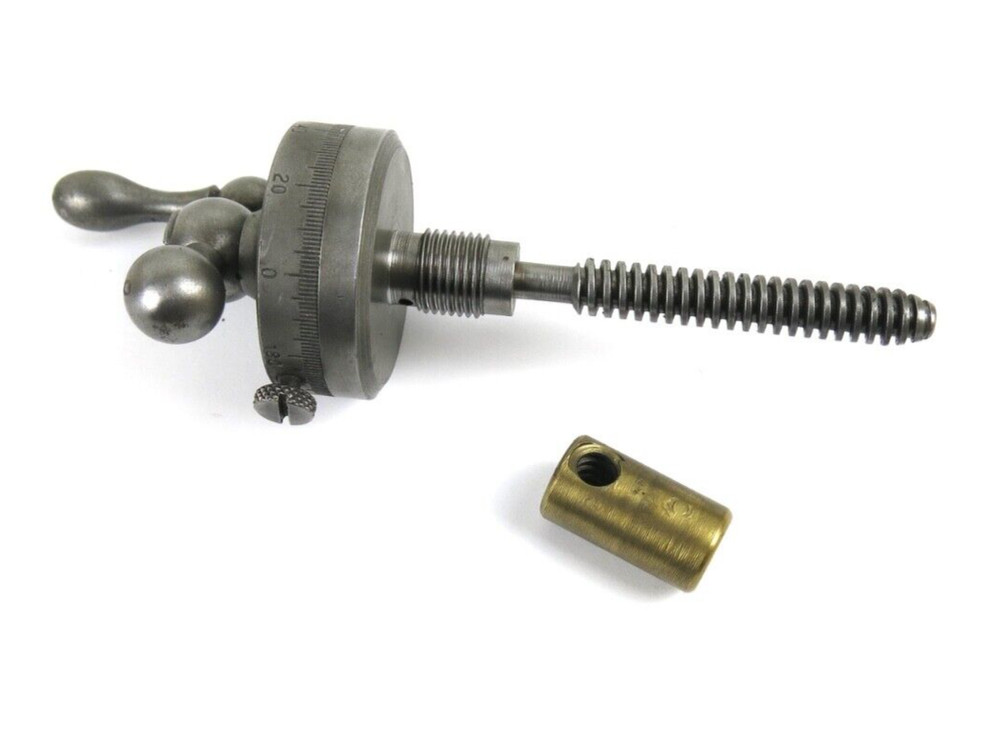 South Bend 9" 10K Lathe Compound Rest Large Dial Screw Assembly
