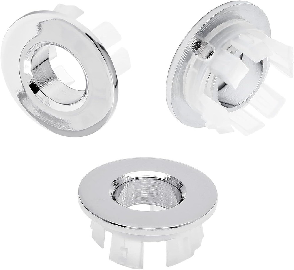 Bathroom Sink Overflow Trim Ring, Electroplating Chrome Overflow Drain