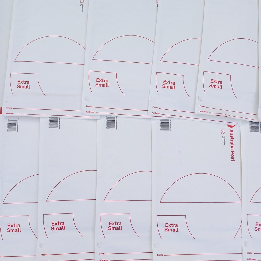 10x Australia Post Extra Small Flat Rate Padded Mailer Austpost No Postage
