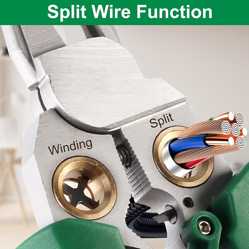 8 In 1 Wire Stripper Wire Stripping Tool with Voltage Tester Cable Cutters New
