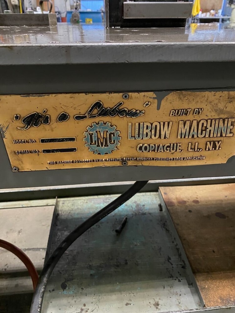 Lubow Model ML-10 pneumatic wire table bender