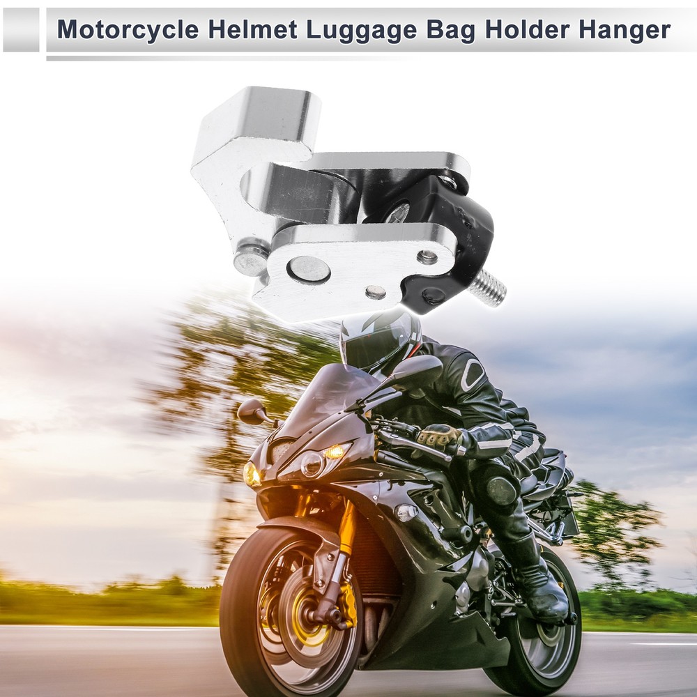 Motorcycle hook 1 set 63mm silver