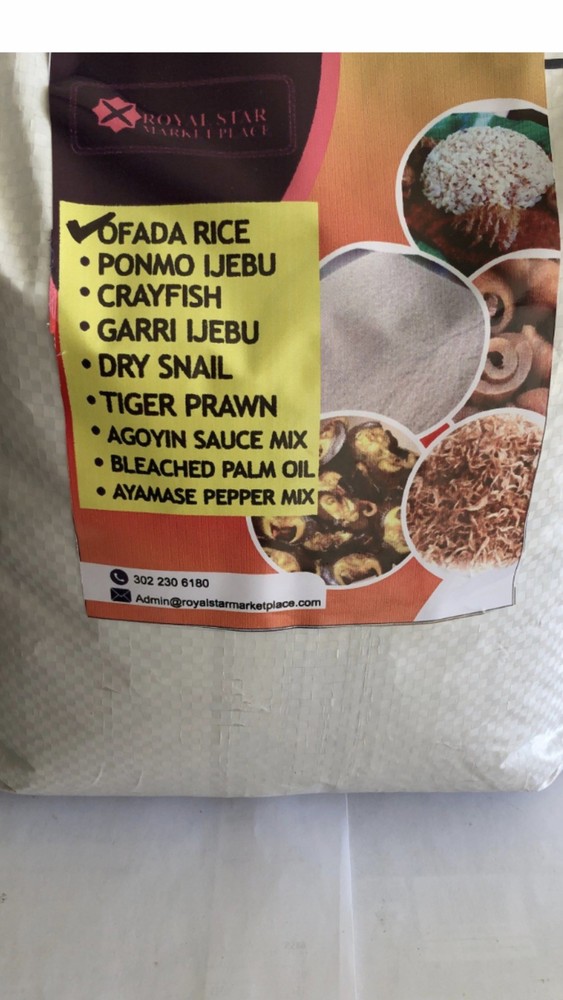 Ofada Rice/Nigerian Local Rice/Rice 5lbs.
