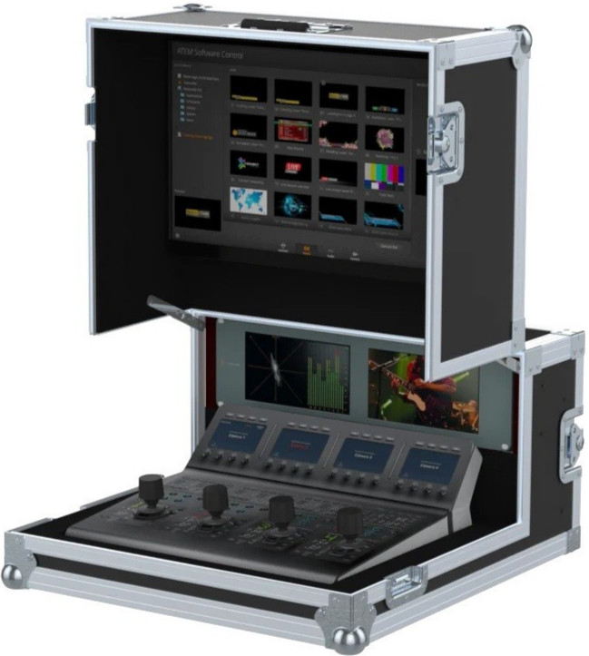 ProX XSM-AVMG3U6U Video Controller Flight Case, ATEM 1 M/E Camera Control Panel