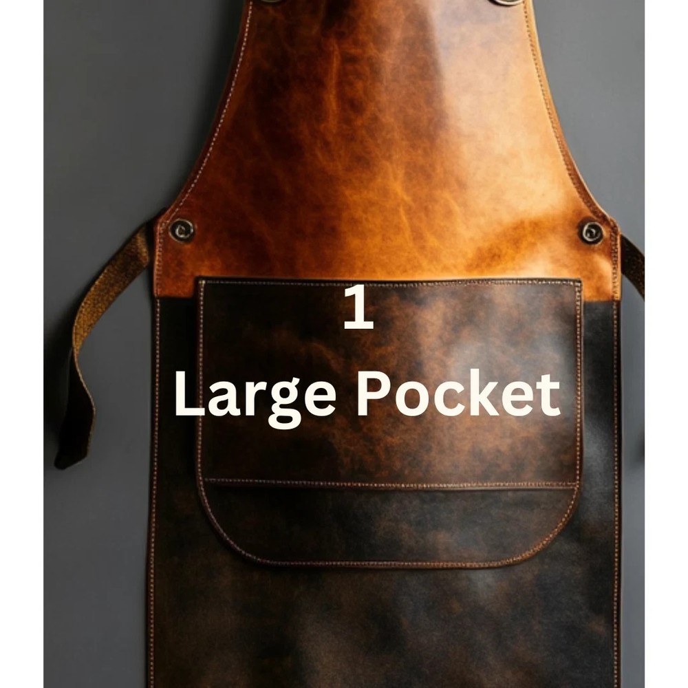 Apron -Cooking Apron Handmade Leather