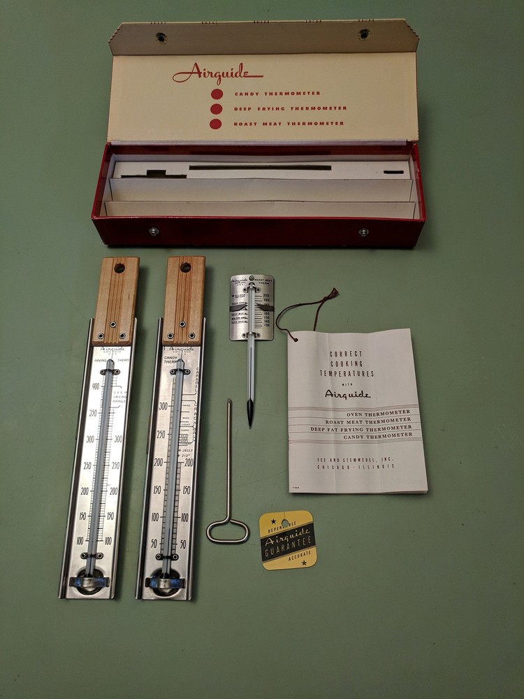 Airguide Thermometer set c1955 F*S