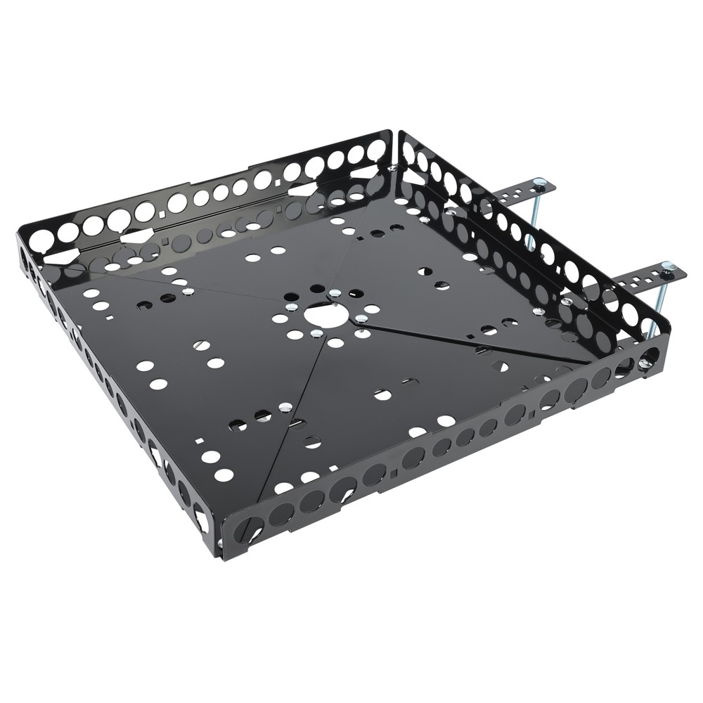 Rear Bumper Mounted Generator Cargo Luggage Basket Rack Tray Kit For Trailers RV