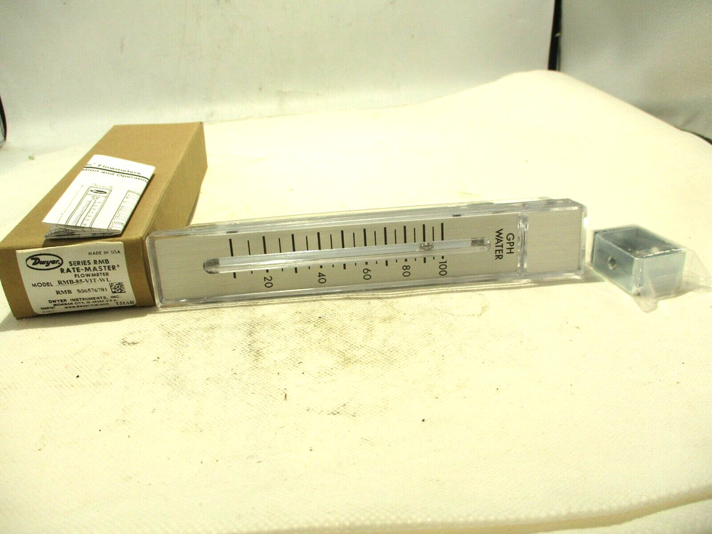 NEW DWYER RATE-MASTER RMB-85-VIT-WL FLOWMETER